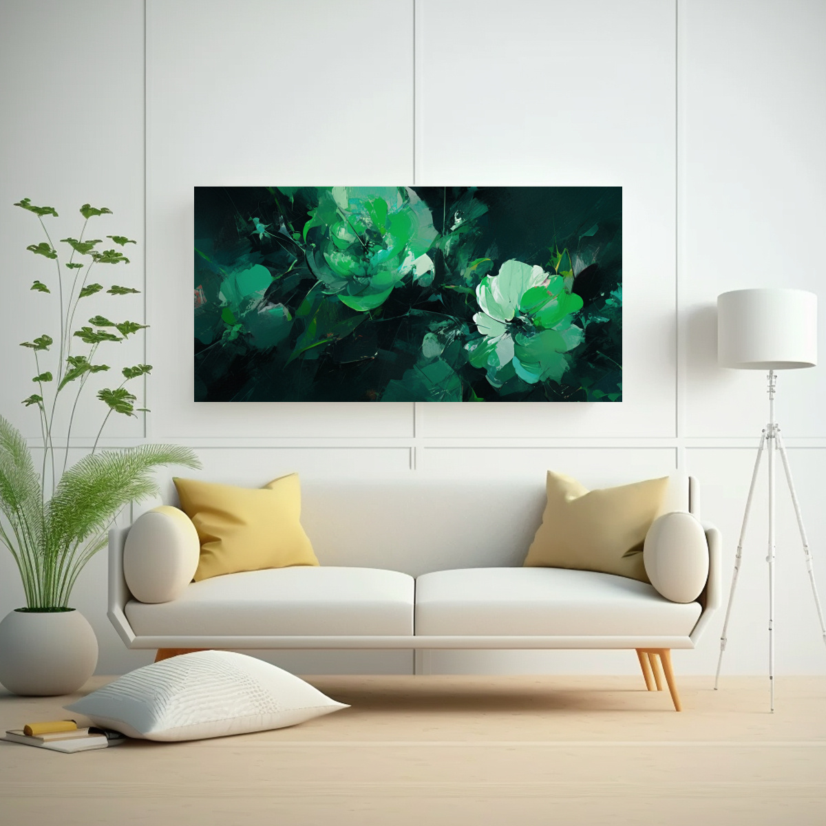 cuadro-floral-verde-y-negro-en-lienzo-para-decoraci-n-1