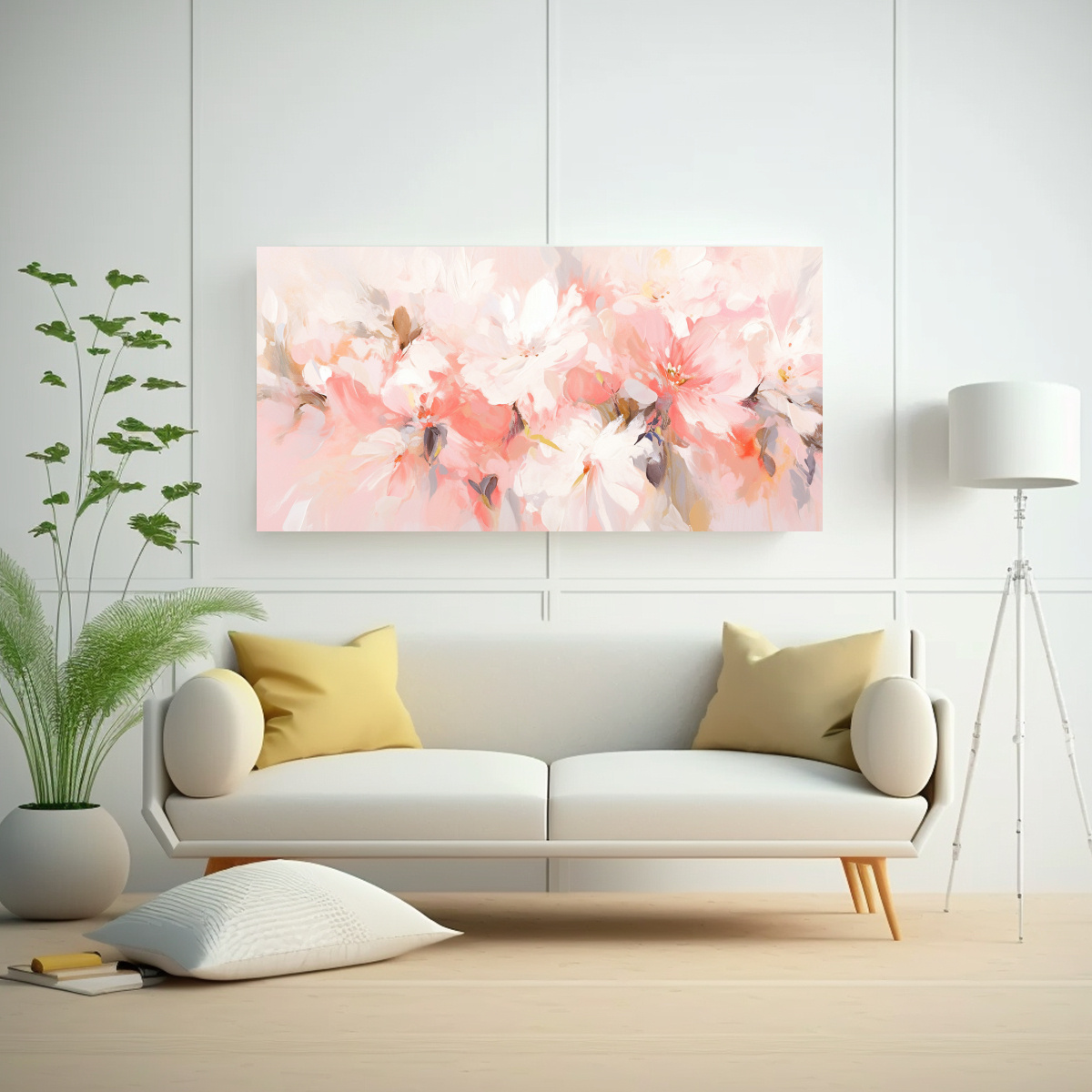 cuadro-forma-bonito-pintura-de-flores-blancas-y-rosas-en-lienzo-1