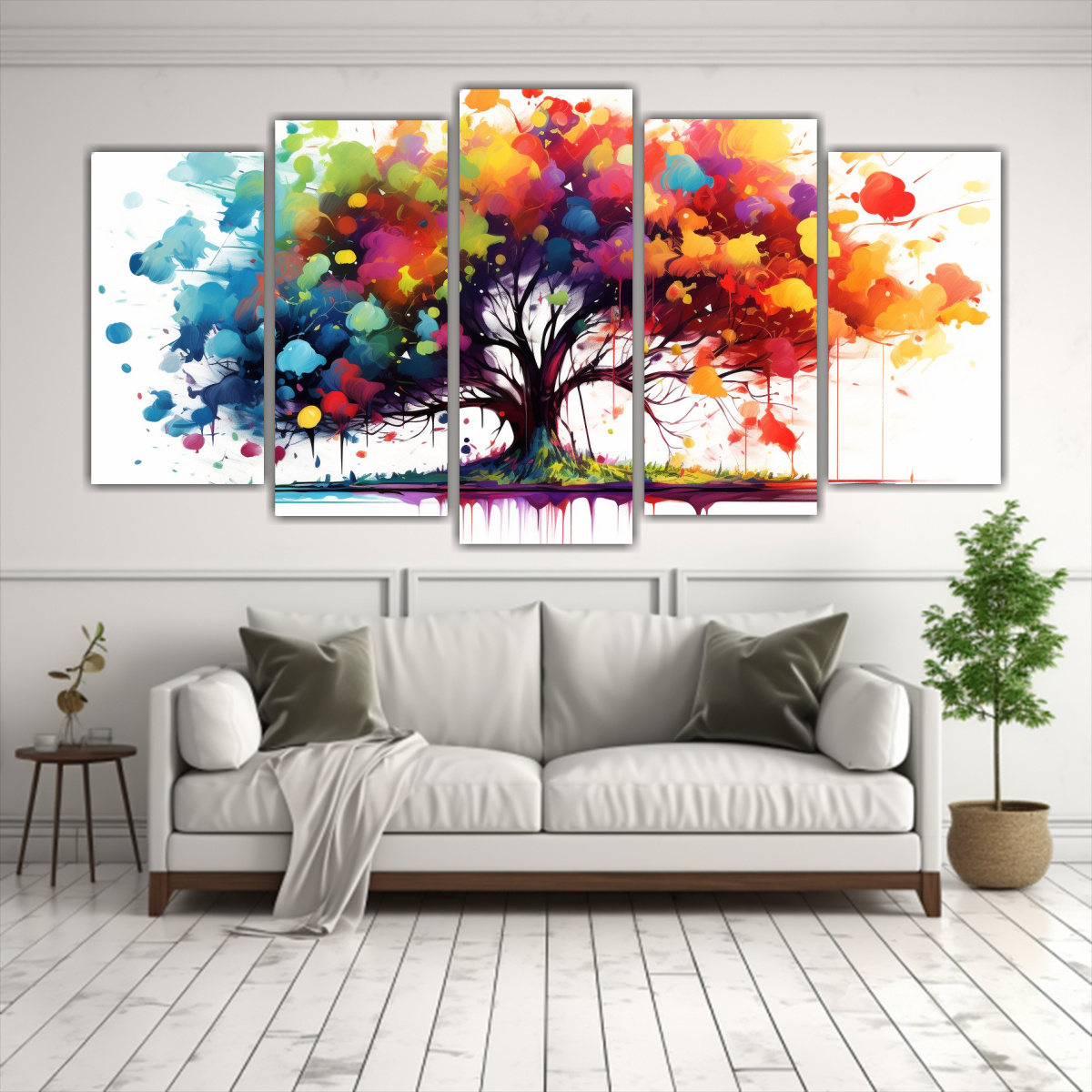 cuadro-impresionante-de-un-rbol-de-abedul-en-colores-del-arco-ris-con-una-atmosfera-neonoir-neo-po-de-la-decoraci-n-pinturas-de-cinco-artes-imagen-impresionante-1-1