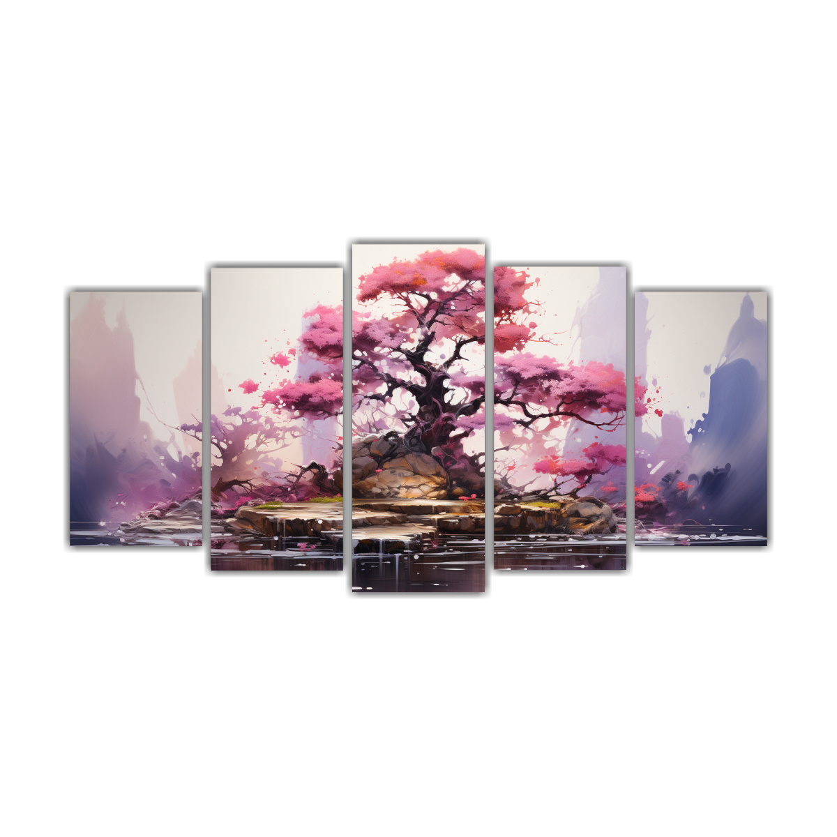 cuadro-impreso-rbol-bons-i-en-oro-y-rosa