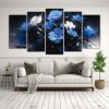 cuadro-moderno-en-bastidor-con-textura-de-flores-en-colores-negro-y-azul-1