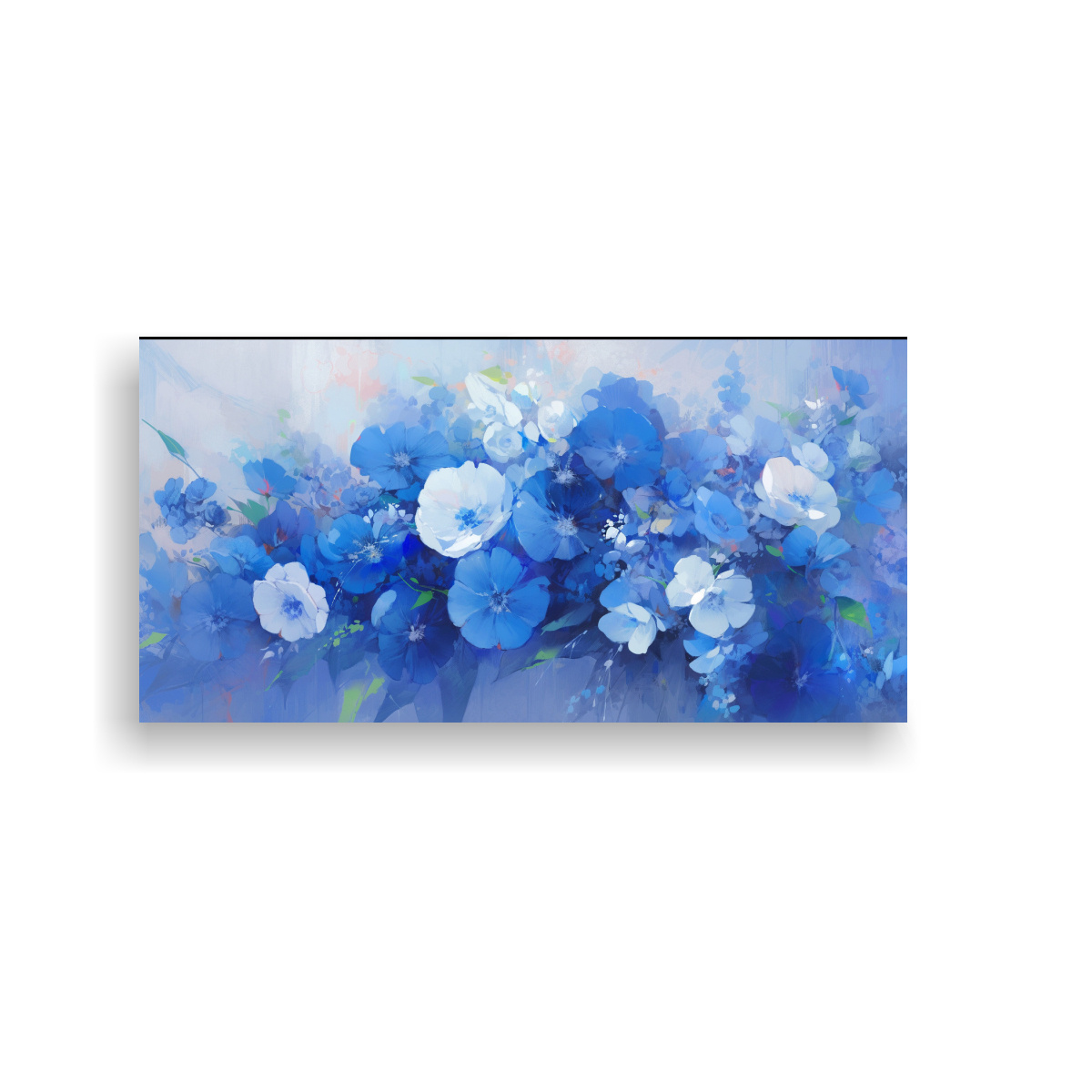 cuadro-vintage-living-con-flores-en-lienzo-estilo-azul