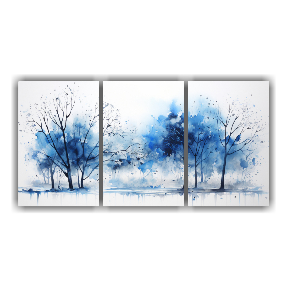 cuadros-abstractos-de-arboles-de-maple-en-negro-y-azul-para-decoraci-n