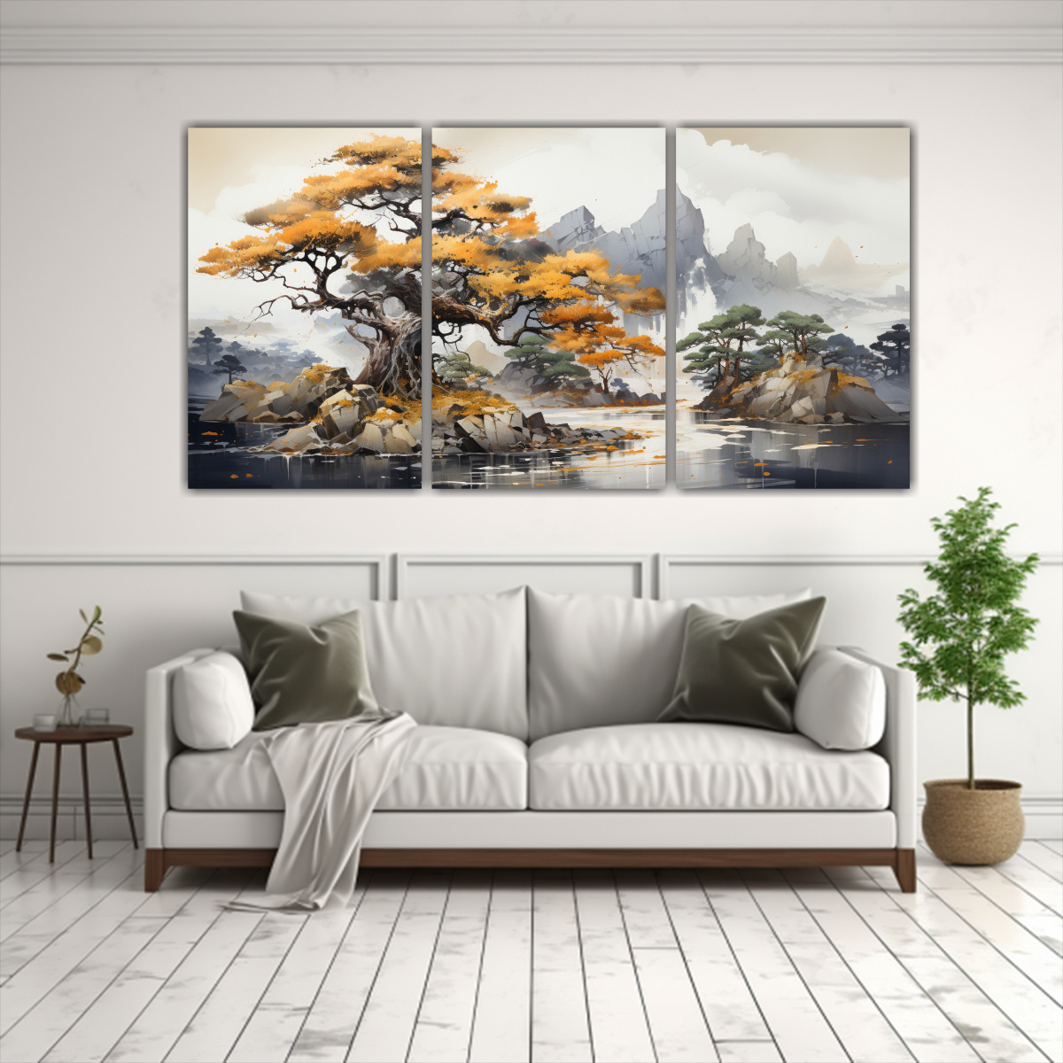 cuadros-abstractos-de-pino-escoc-s-en-colores-dorados-y-negros-1