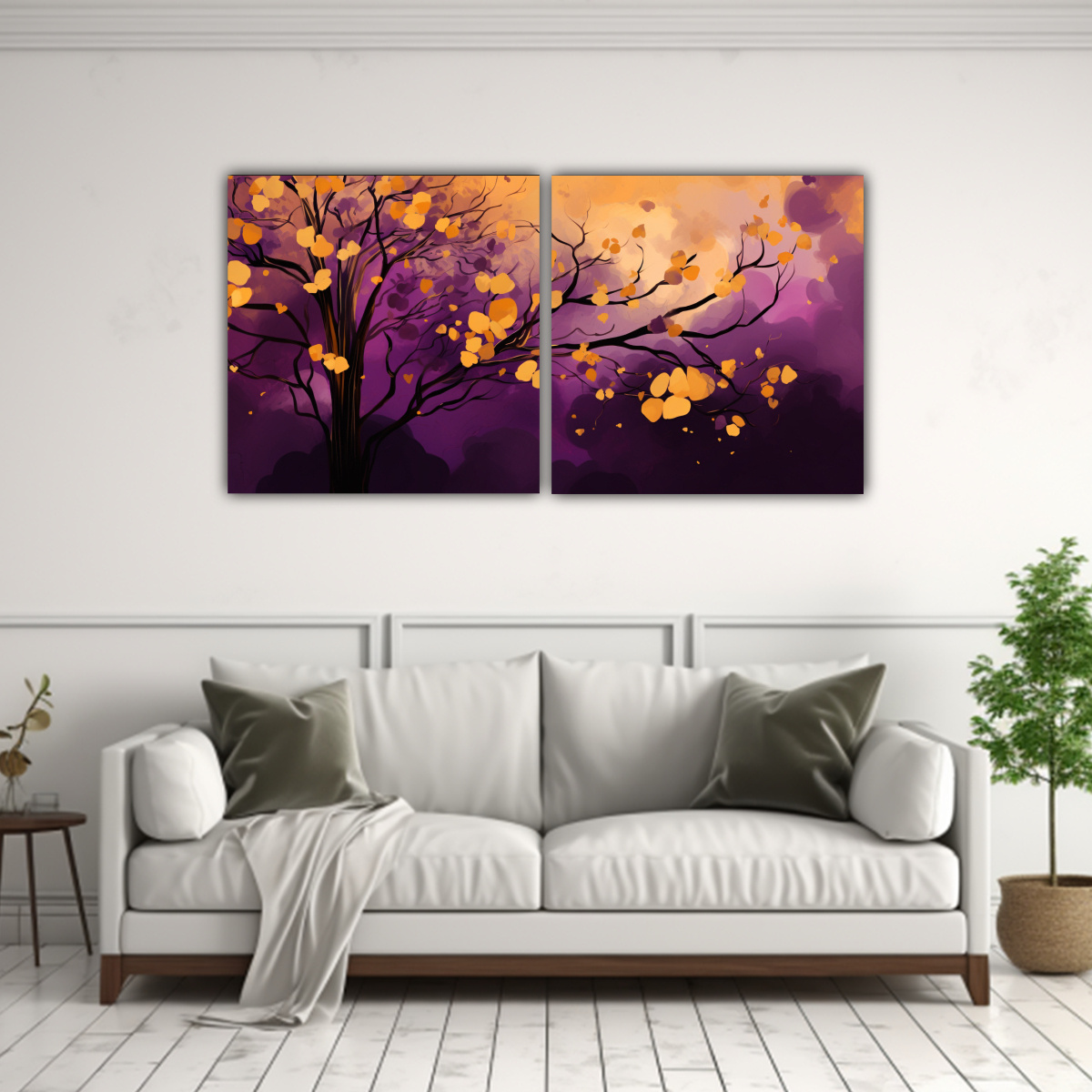 cuadros-abstractos-lineales-de-rbol-de-eucalipto-en-morado-y-dorado-con-atm-sfera-neonoir-1