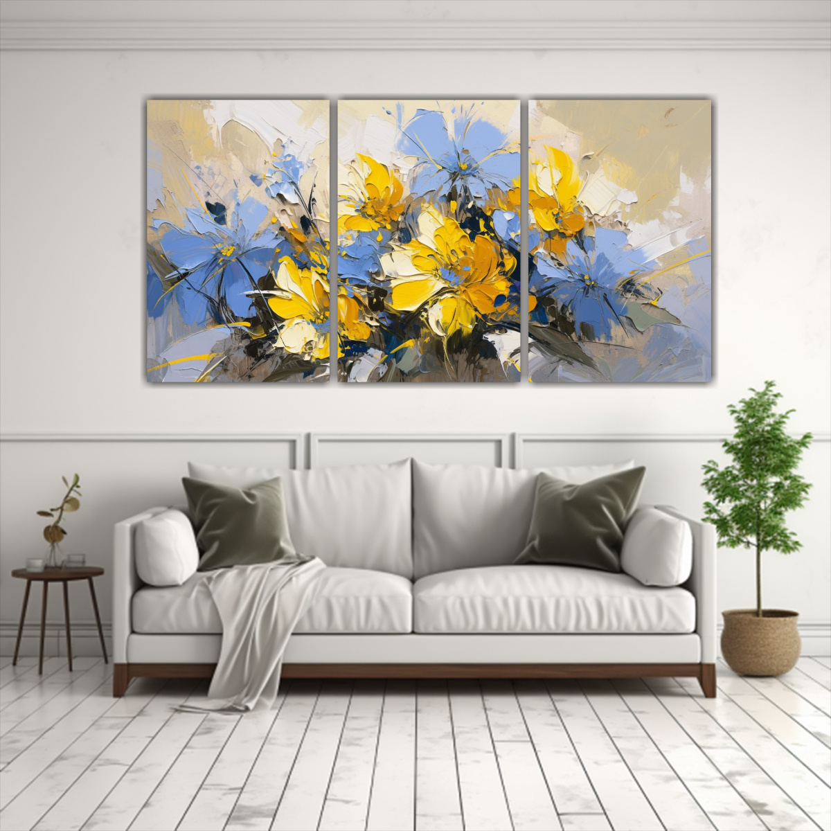 cuadros-de-flores-amarillas-y-azules-en-lienzo-decoraci-n-intensa-1