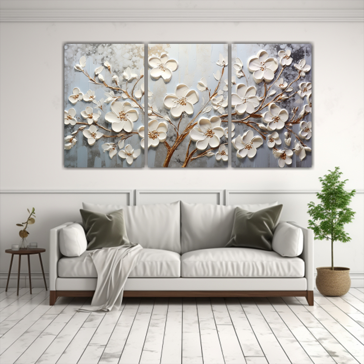 cuadros-decorativos-con-flores-plateadas-1