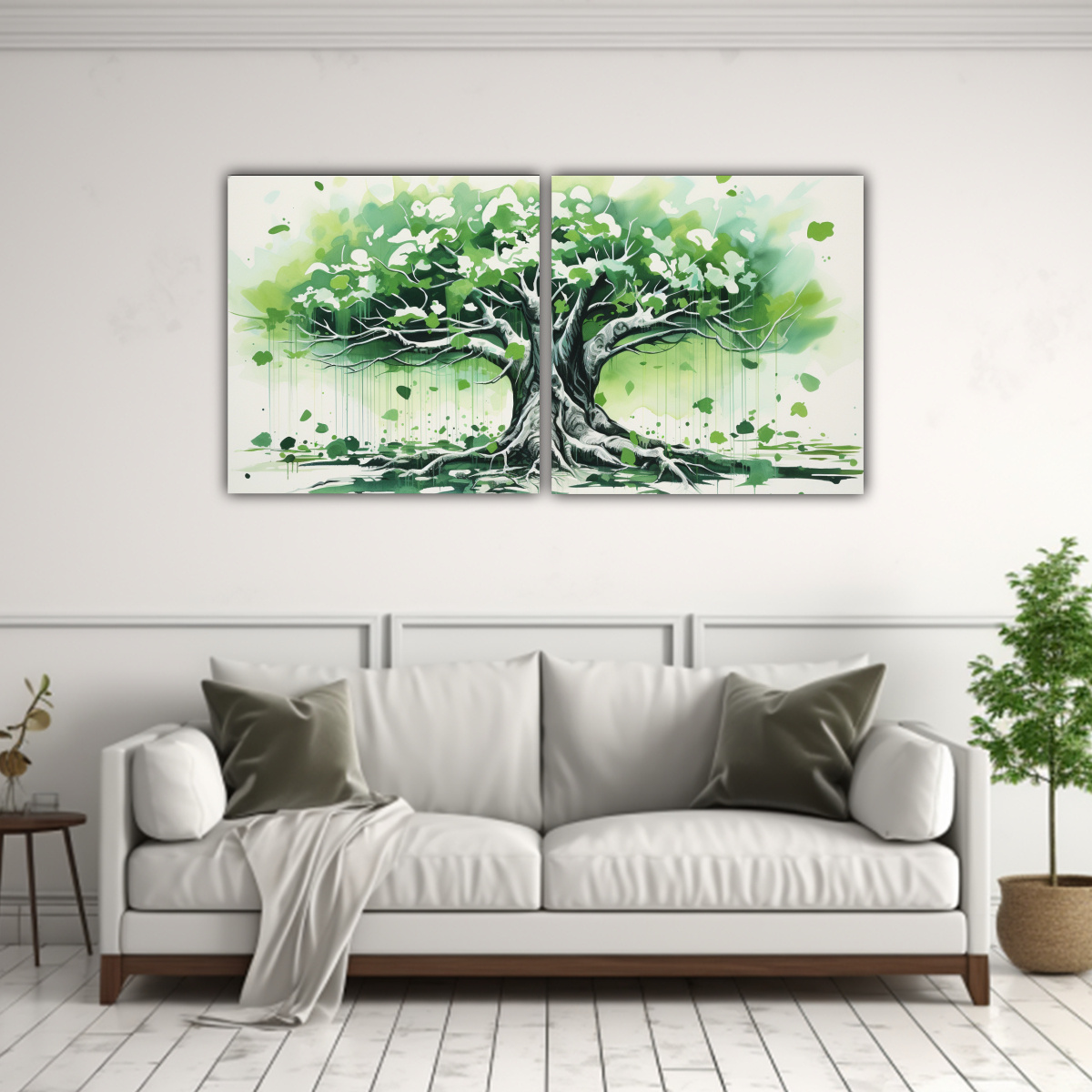 cuadros-decorativos-de-naturaleza-viva-colores-verde-y-blanco-con-atm-sfera-neonoir-1