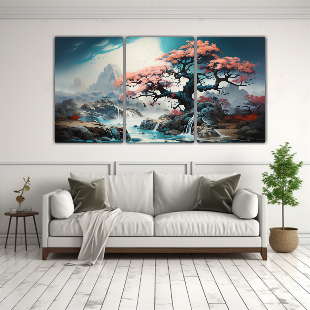 cuadros-decorativos-interiores-rbol-bons-i-en-turquesa-y-negro-pintura-abstracta-1