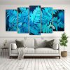 cuadros-hermoso-impactante-de-hojas-de-helecho-en-turquesa-y-azul-con-atmosfera-neonoir-1-1