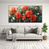 cuadros-horiz-de-flores-verde-y-rojo-en-lienzo-para-decoraci-n-1