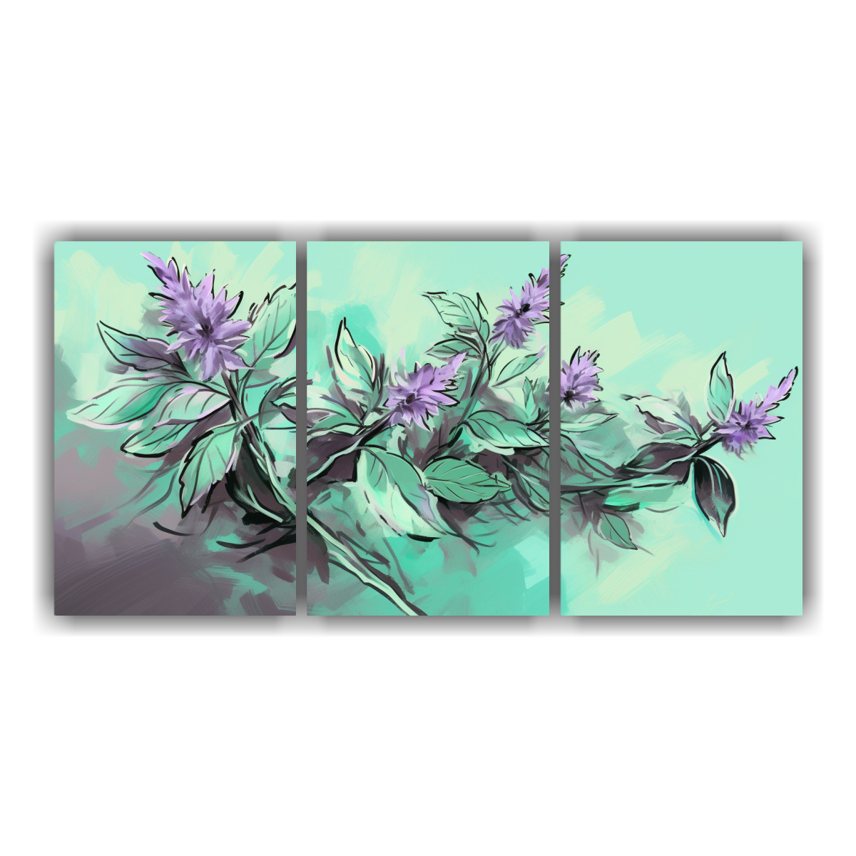 cuadros-impresos-tem-tica-hierbas-frescas-en-colores-vibrantes-y-ambiente-neonoir-