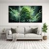 cuadros-modernos-poca-a-rbol-de-secuoya-en-verde-y-negro-neonoir-atmosph-1