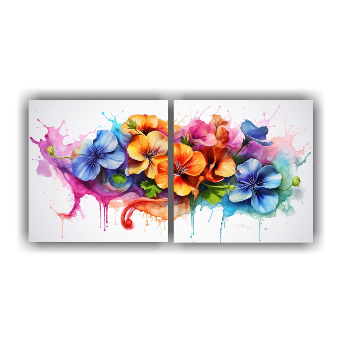 cuadros-tela-canvas-sala-geranium-rainbow-pintura-abstracta-acuarela