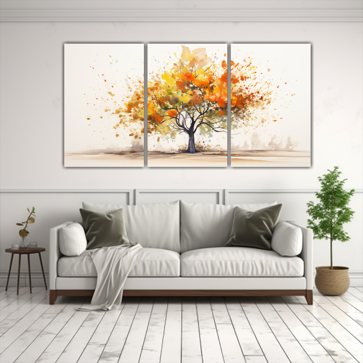 cuadros-vanguardia-impactante-a-holly-tree-amarillo-y-naranja-pintura-abstracta-w-decoraci-n-de-pinturas-1