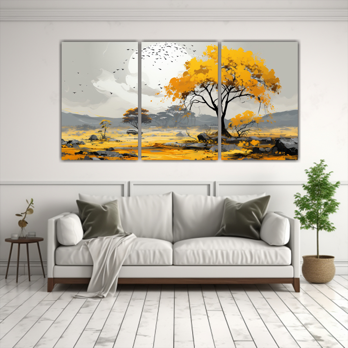 cuadros-vanguardia-naturaleza-viva-sabana-y-rbol-desierto-en-amarillo-y-negro-neo-1