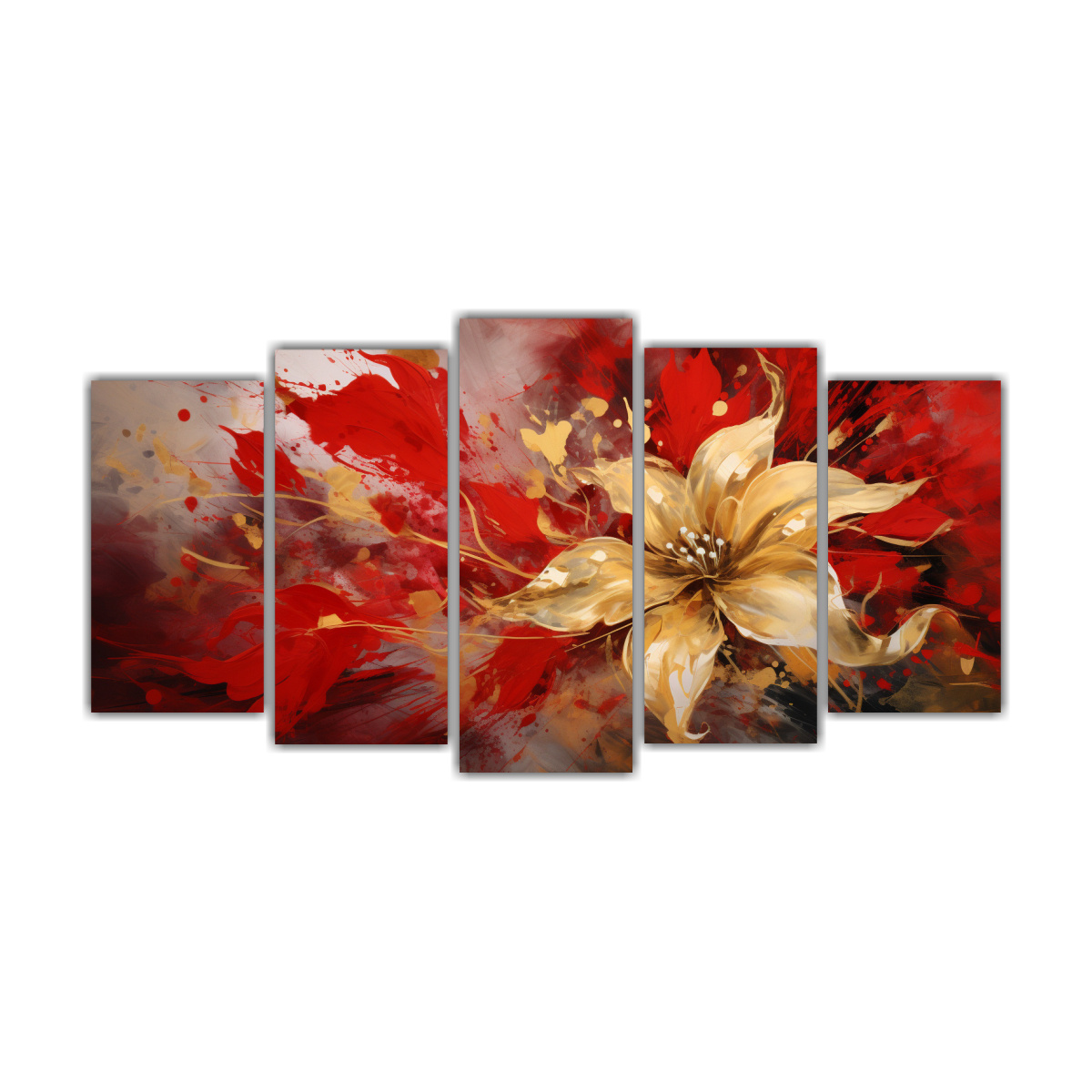 cuadros-vintage-con-estilo-neonoir-en-rojo-y-dorado