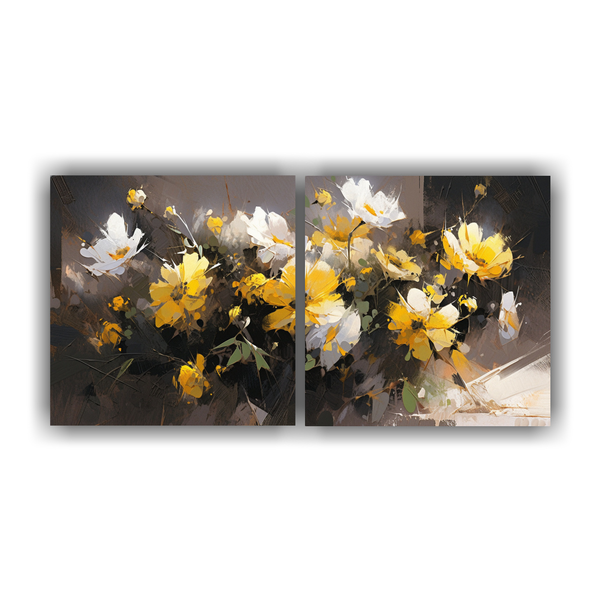 d-ptico-decorativo-equilibrio-visual-flores-amarillas-y-negras-en-lienzo-pintura-decorativa