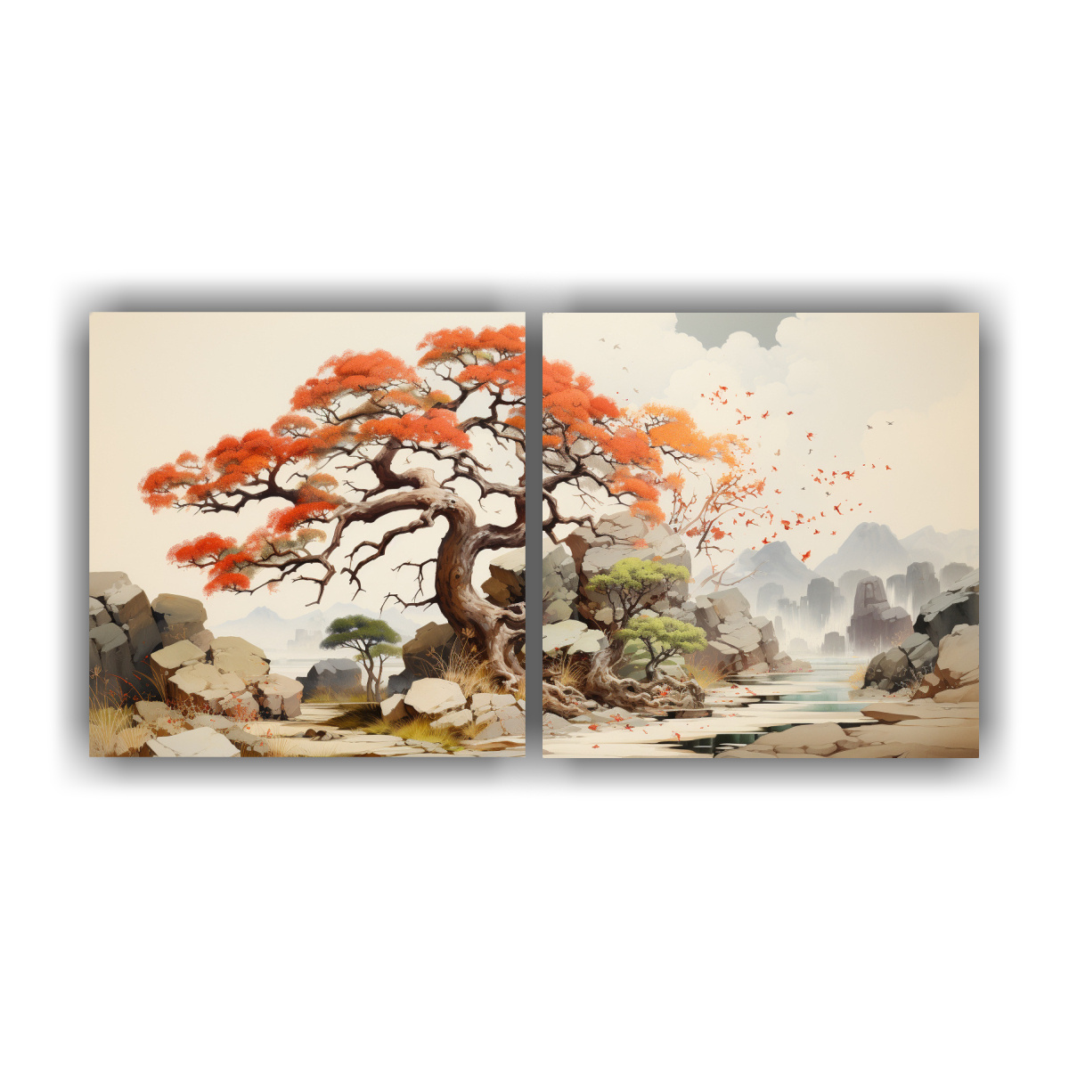 d-ptico-dise-o-abstracto-rbol-de-madro-o-en-colores-apagados-pintura-acuarela