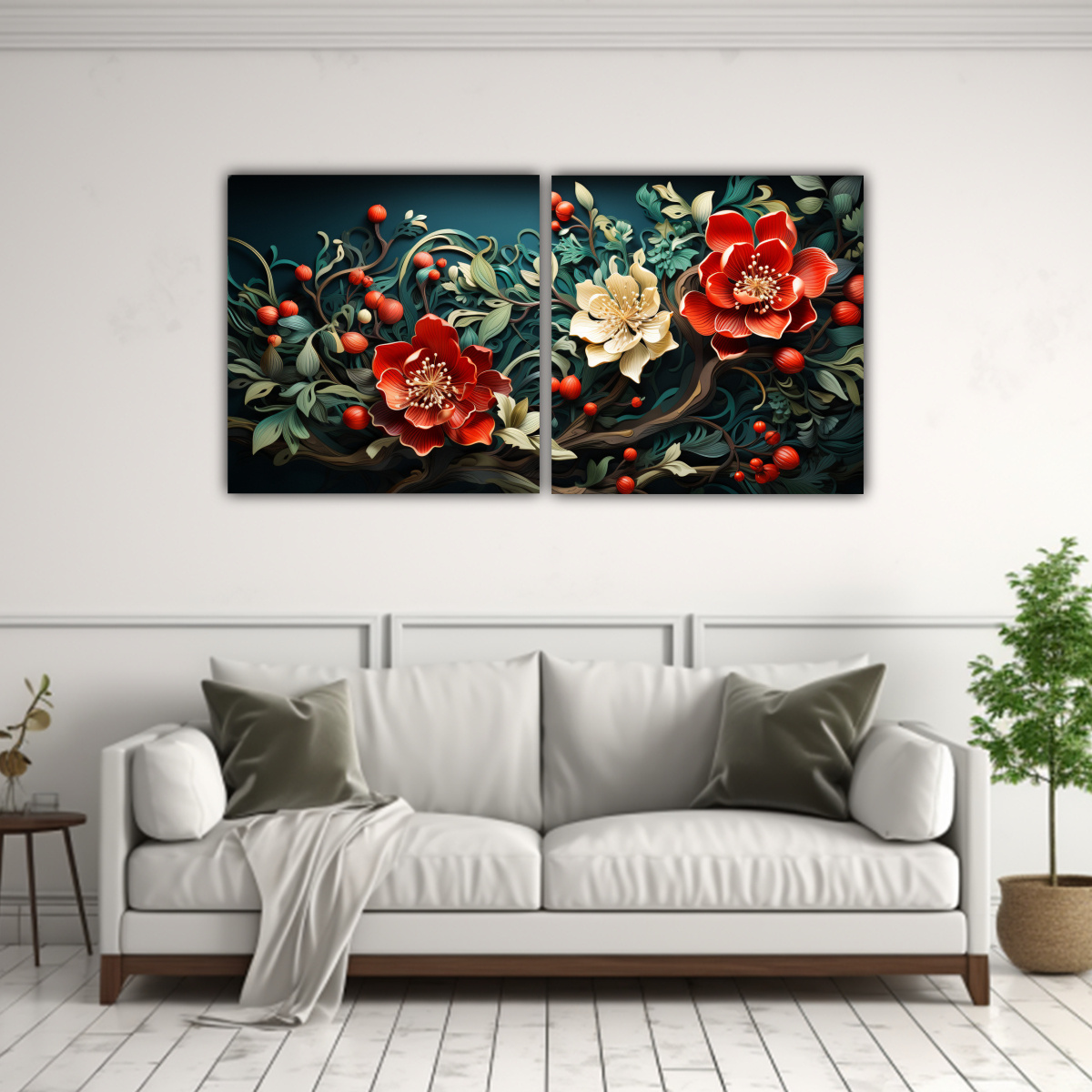 d-ptico-impreso-rbol-de-acebo-en-colores-verde-y-rojo-ambiente-neonoir-1