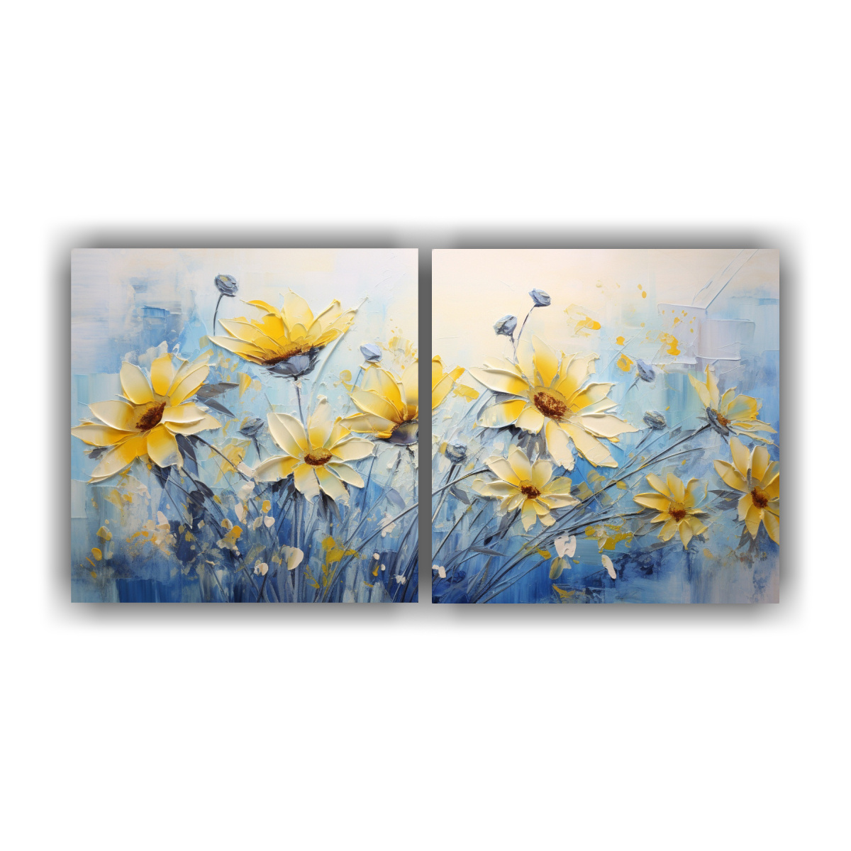 d-ptico-moderno-amarillo-y-azul-con-motivo-de-flores-sobre-lienzo-en-la-decoraci-n