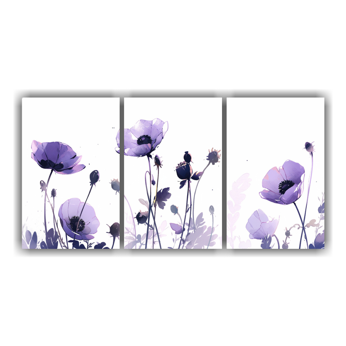 decoraci-n-con-cuadros-composici-n-regalo-amapolas-moradas-en-ambiente-neonoir