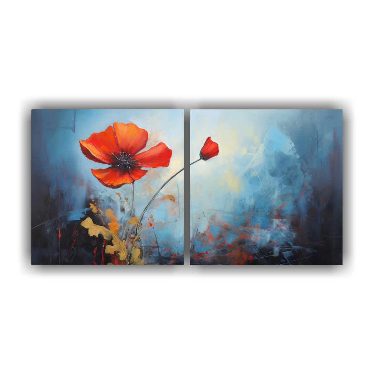 dos-lienzos-de-tela-abstractos-para-cocina-pintura-floral-detallada-en-leo