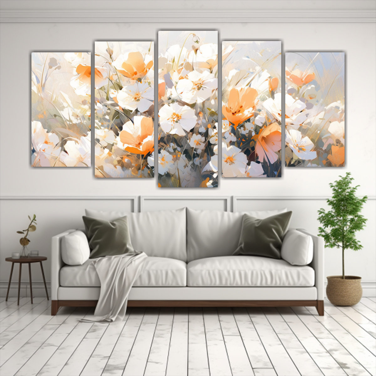 flores-en-tonos-intensos-a-cuadro-de-flores-blancas-y-naranjas-en-lienzo-para-decoraci-n-1