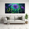 juego-3-lienzos-movimiento-reflejo-hierbas-maravilla-en-verde-y-morado-atmosfera-neonoir-1