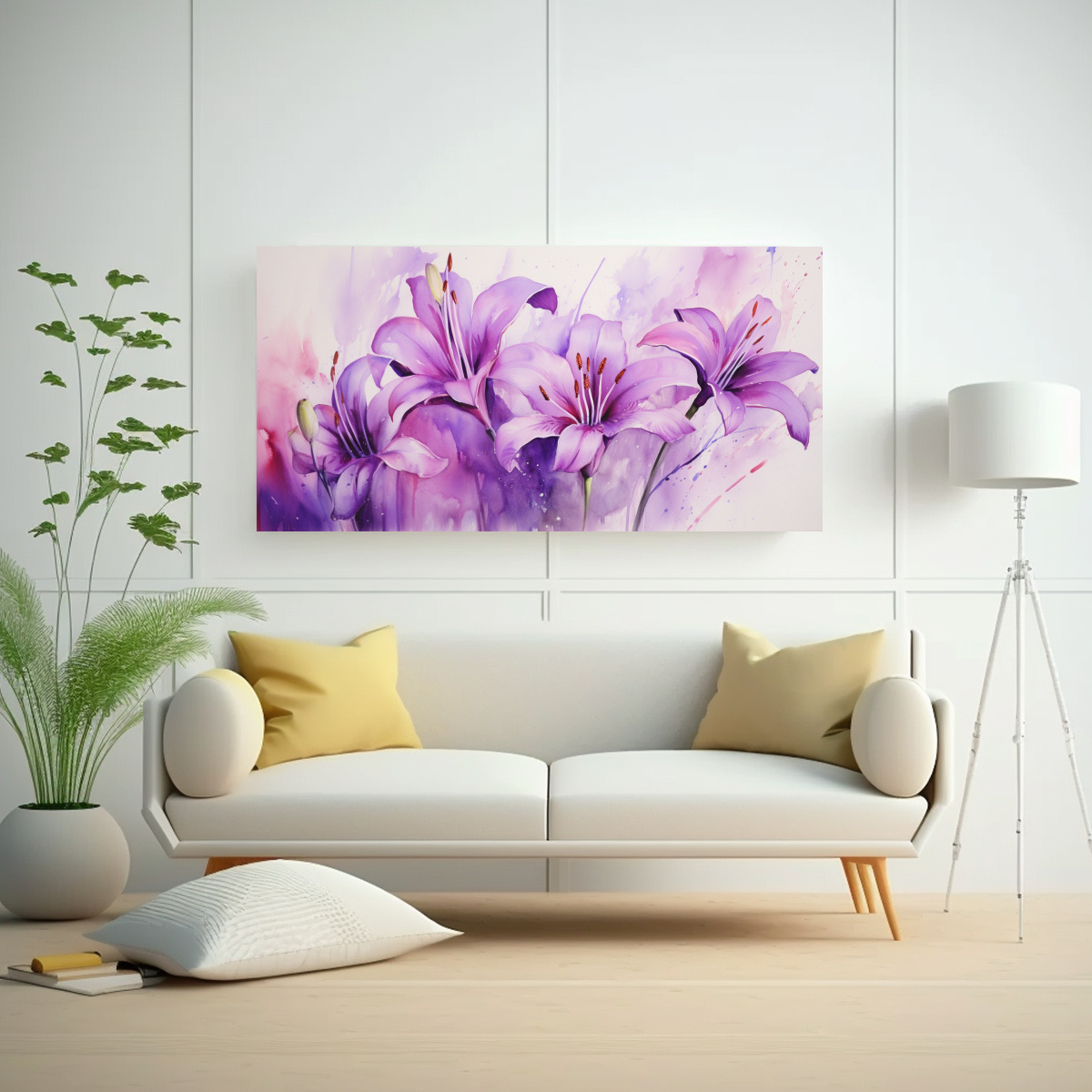 lienzo-decorativo-linda-a-lirios-p-rpura-flores-pintura-abstracta-acuarela-1