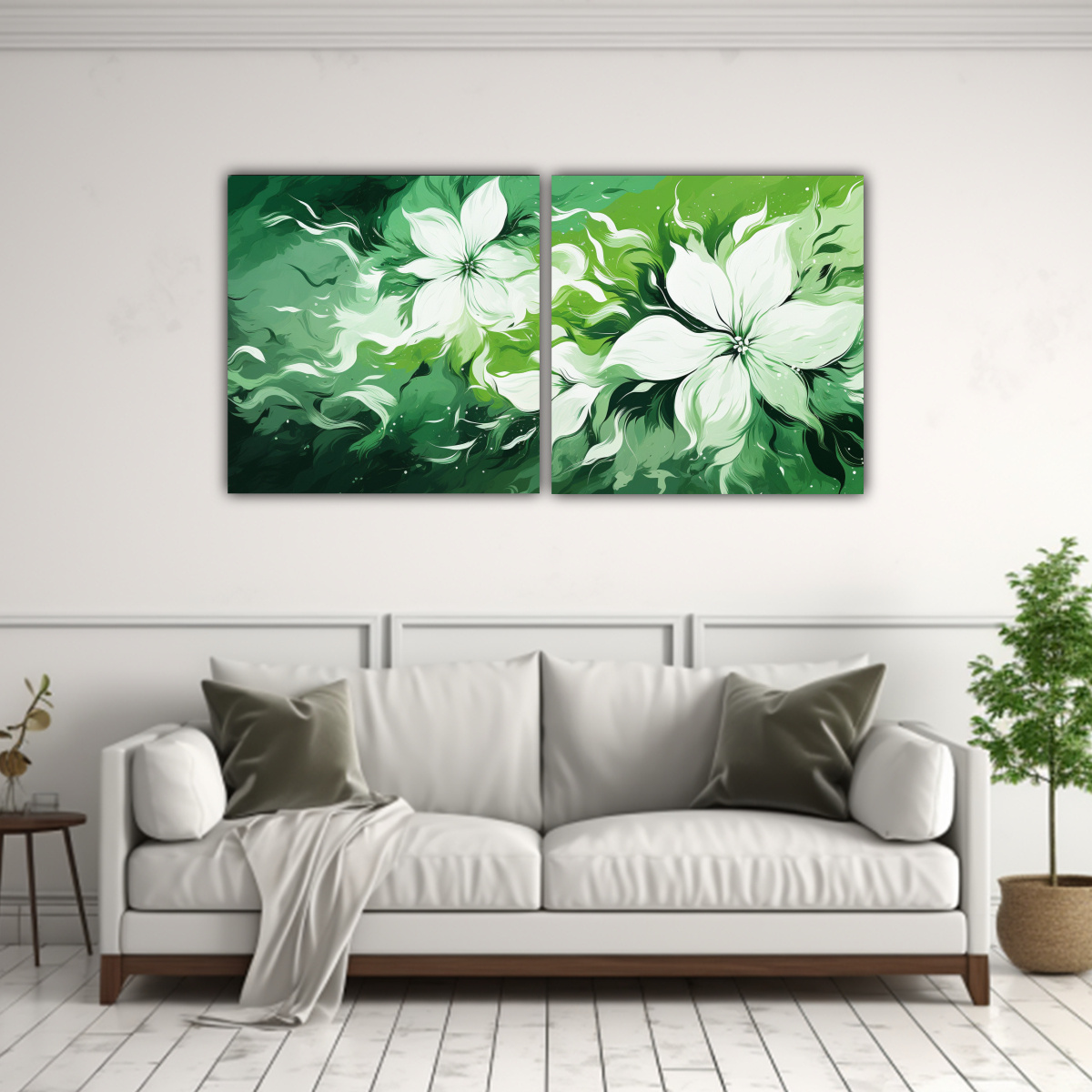 lienzos-de-tela-dise-o-calidez-green-and-white-colors-atmosfera-neonoir-1