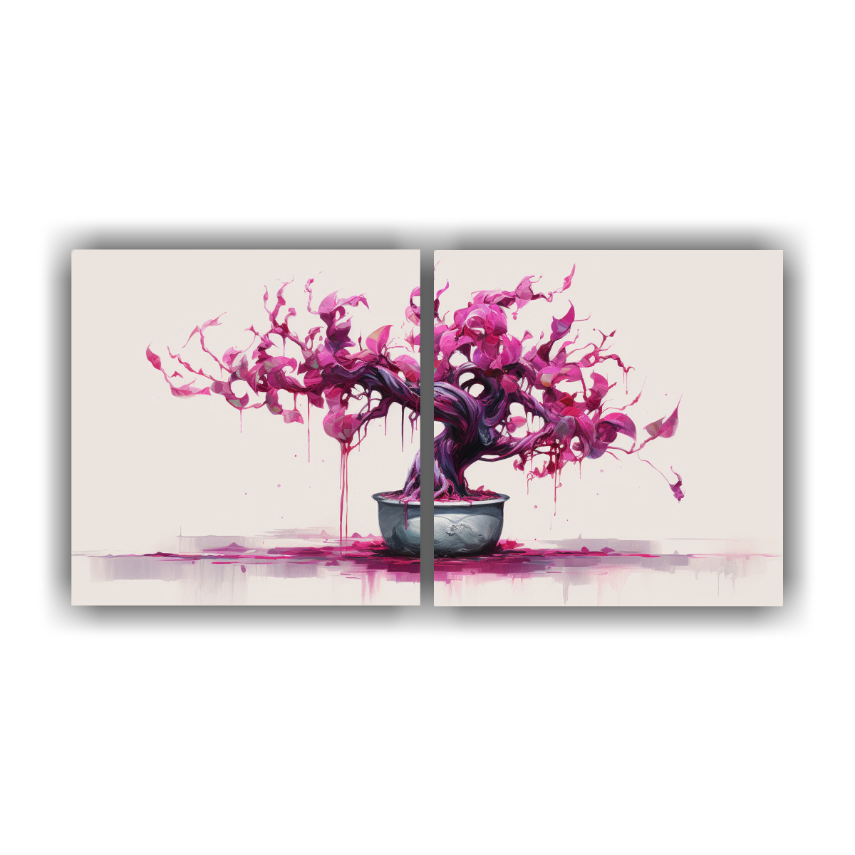 pintura-abstracta-acuarela-colores-apagados-bons-i-fucsia-modernidad