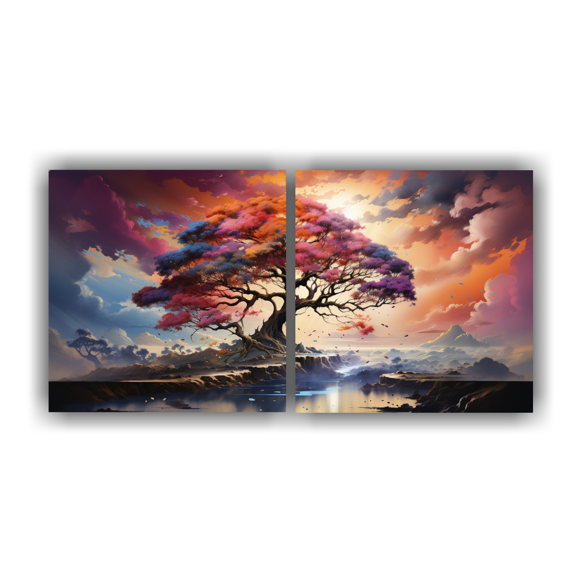 pintura-abstracta-acuarela-de-un-rbol-bons-i-en-colores-del-arco-ris