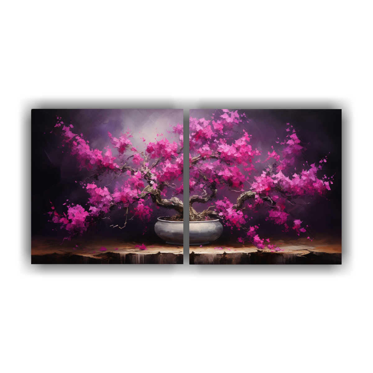 pintura-abstracta-alta-calidad-bougainvillea-bonsai-fine-art