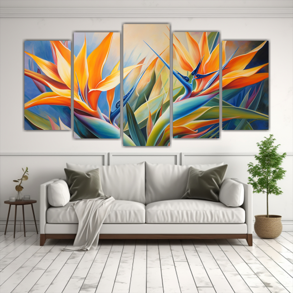 pintura-abstracta-de-alta-calidad-de-un-ave-del-para-so-set-de-5-cuadros-de-decoraci-n-con-imagen-de-simplicidad-1