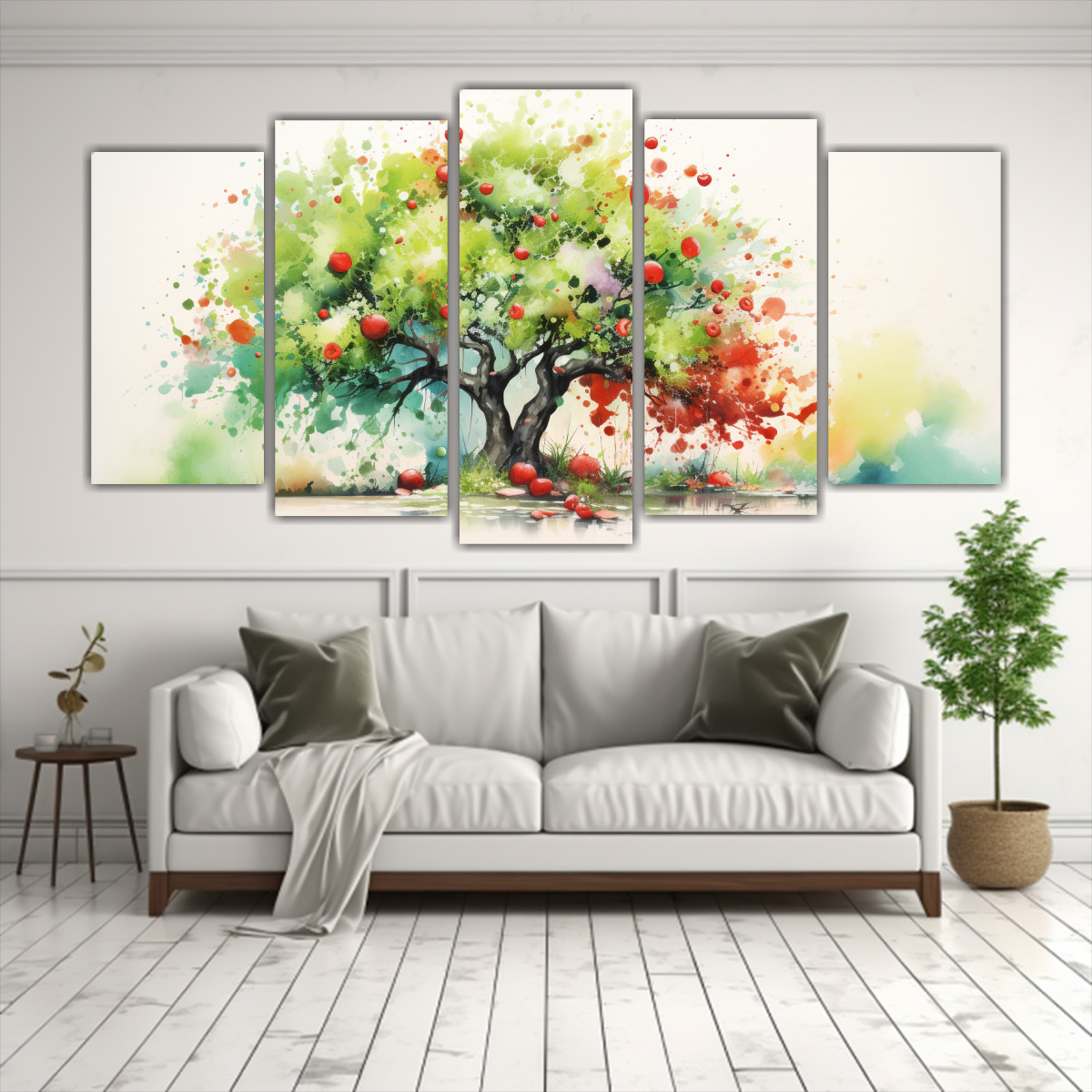 pintura-abstracta-de-cinco-lienzos-c-lidos-con-rbol-de-frutas-verde-y-rojo-para-decoraci-n-del-hogar-1