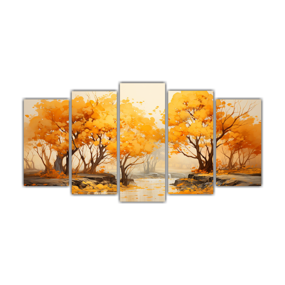 pintura-abstracta-de-colores-amarillo-y-naranja-inspirada-en-un-rbol-banyan-cinco-canvas-moderno