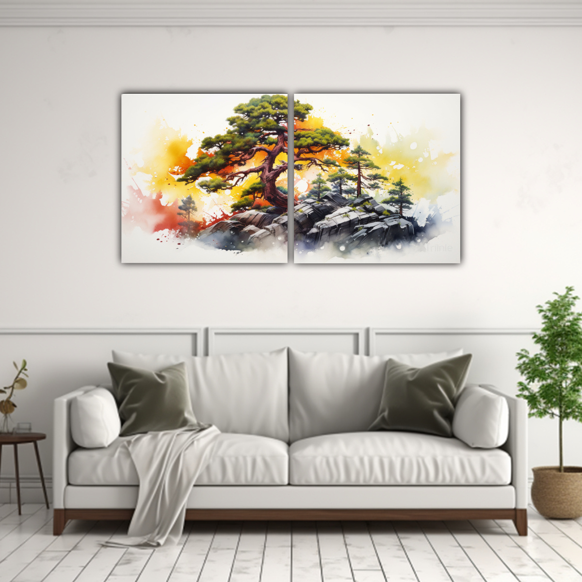 pintura-abstracta-de-composiciones-de-imagen-de-rbol-bons-i-de-pino-amarillo-y-rojo-1