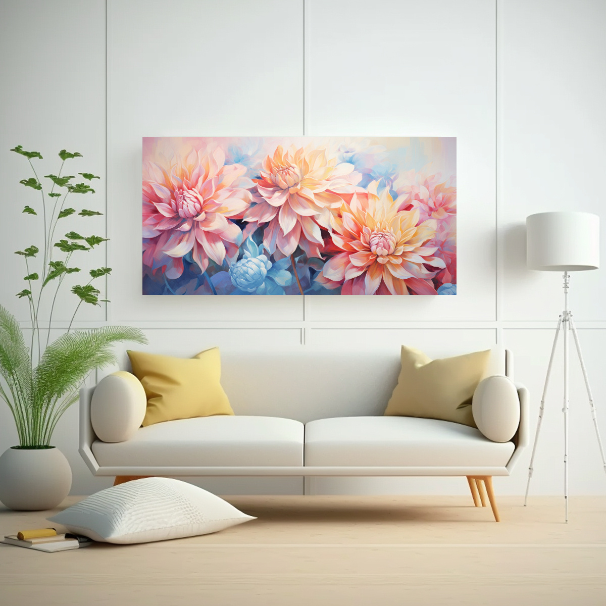 pintura-abstracta-de-dahlias-en-lienzo-con-equilibrio-de-colores-1