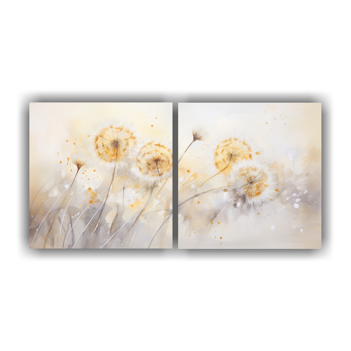 pintura-abstracta-de-diente-de-le-n-en-colores-blanco-y-dorado-dos-artes-finas