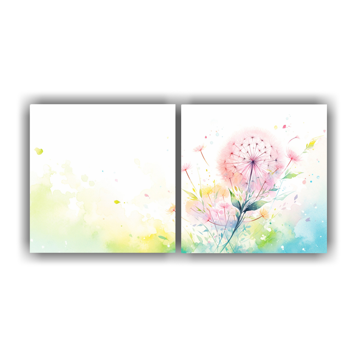 pintura-abstracta-de-flores-de-diente-de-le-n-en-colores-del-arco-ris-en-bastidor-de-dos-telas