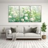 pintura-abstracta-de-flores-verdes-y-blancas-en-lienzo-arte-visual-de-tres-artes-1
