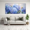 pintura-abstracta-de-hortensias-en-tres-cuadros-de-dibujo-street-art-1