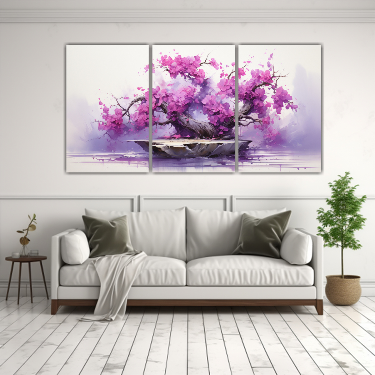pintura-abstracta-de-rbol-bons-i-bougainvillea-en-colores-p-rpura-en-tres-figuras-de-arte-de-pared-1