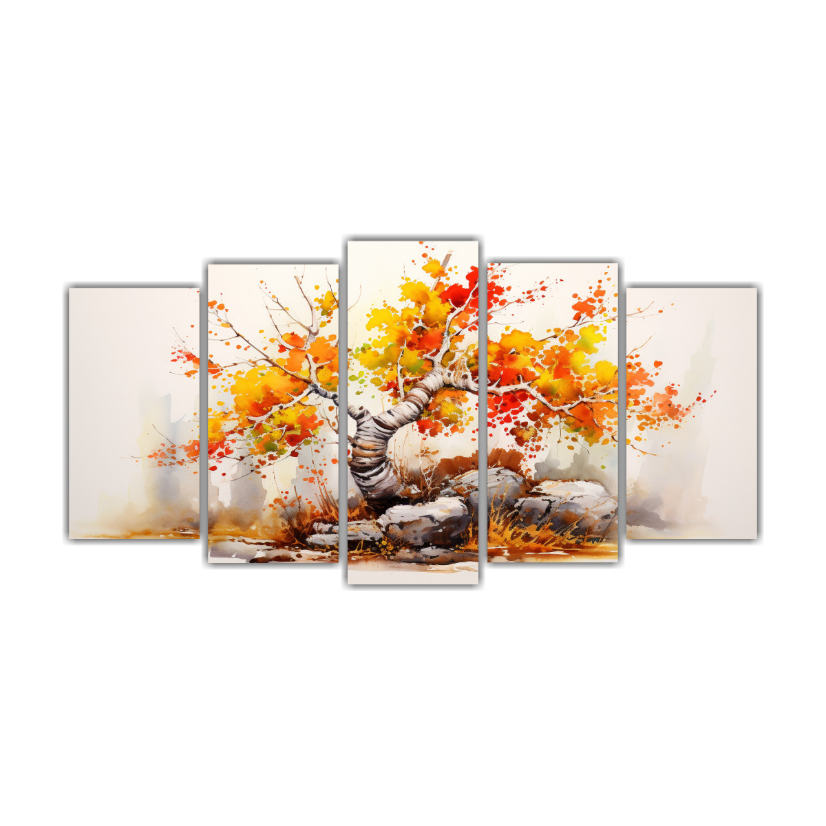 pintura-abstracta-de-rbol-bons-i-de-abedul-con-colores-amarillo-y-rojo