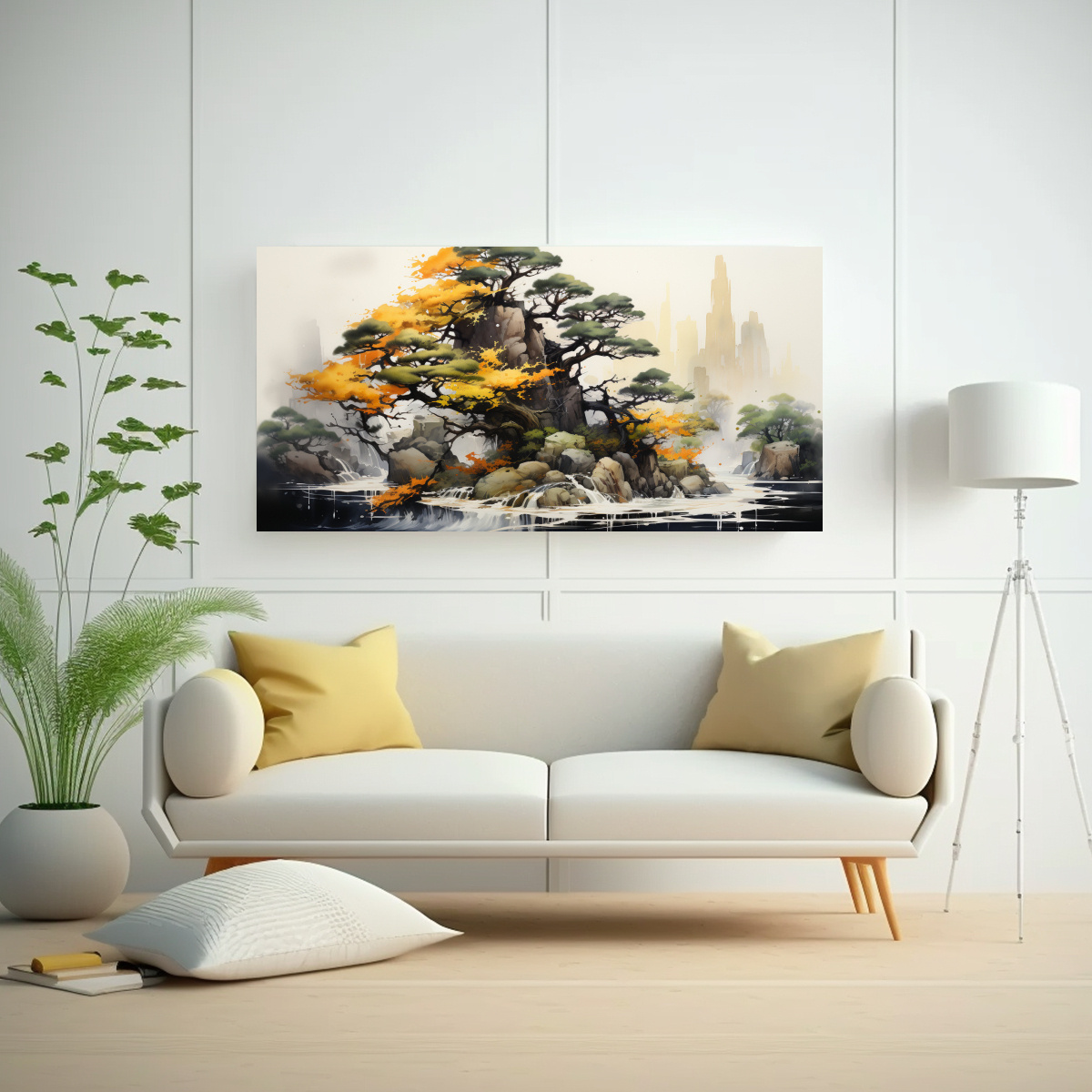 pintura-abstracta-de-rbol-bons-i-en-amarillo-y-dorado-con-l-neas-finas-y-majestuosas-1