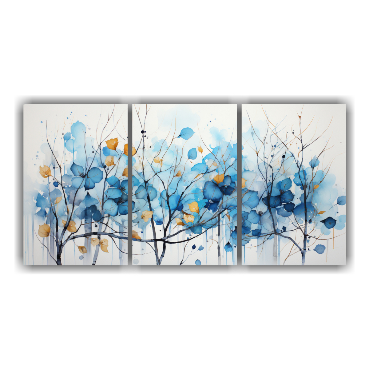 pintura-abstracta-de-rbol-de-aspen-tembl-n-en-colores-negro-y-azul-en-tres-telas-en-bastidor