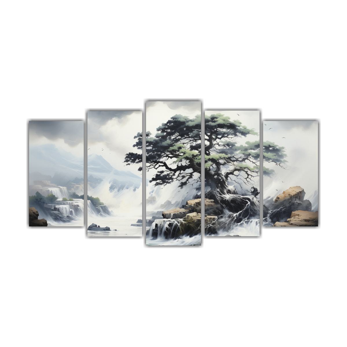 pintura-abstracta-de-rbol-de-cipr-s-en-colores-blanco-y-negro-sobre-lienzo-set-de-5-obras-de-arte-en-acuarela-