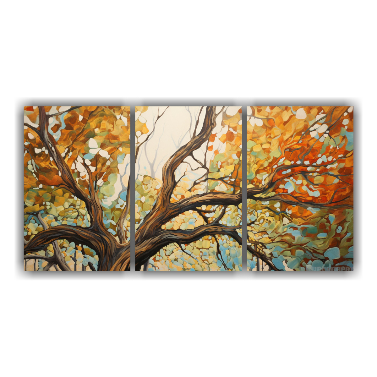 pintura-abstracta-de-rbol-de-lamo-en-estilo-detallado-de-leo-en-tres-lienzos-de-tela-estilo-galer-a