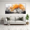 pintura-abstracta-de-rbol-forestal-en-colores-naranja-y-negro-en-estilo-de-galer-a-con-tres-composiciones-lineales-w-1